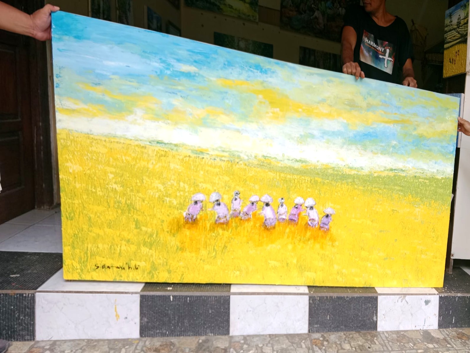 Harvest Time - Acrylic on canvas